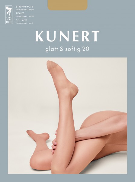 Klassieke gladde panty Glatt &amp; Softig 20 van KUNERT