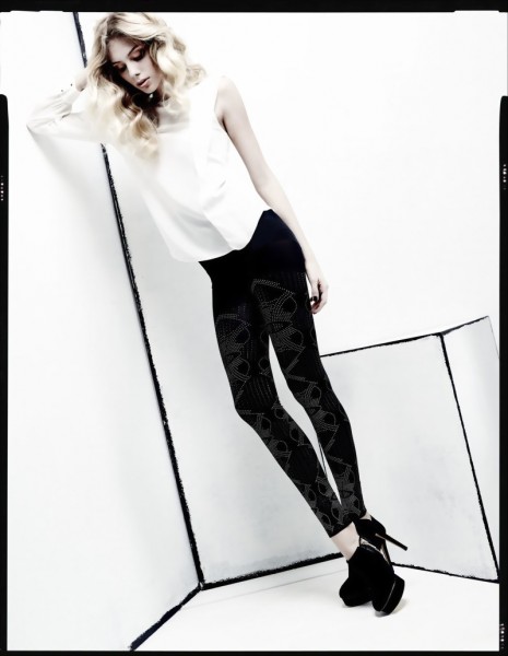 Exclusieve leggings met glittertjes Wasabi van Omero