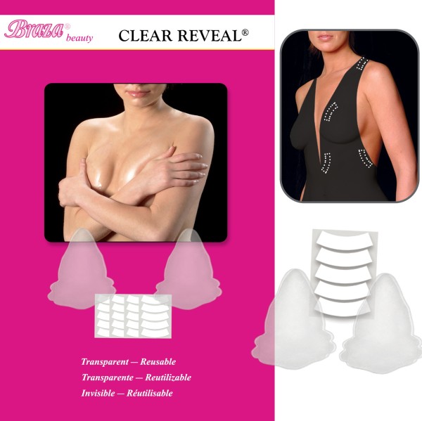 CLEAR REVEAL Zelfklevende BH in druppelvorm