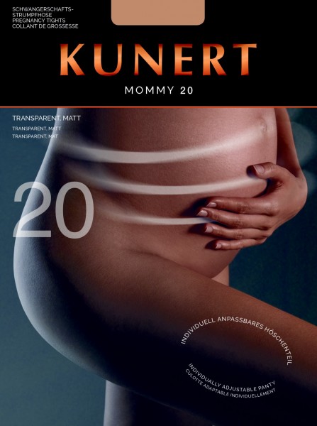 Gladde transparante zwangerschapspanty Mommy 20 van KUNERT