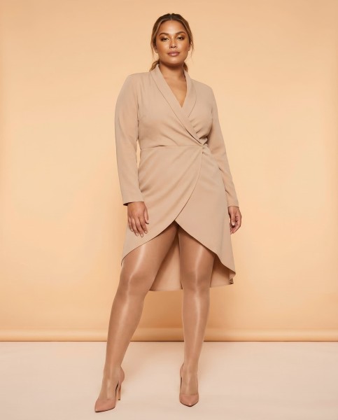 Glanzende grote maten panty Satin 20 van Glamory