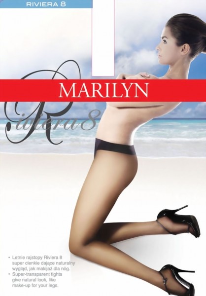 Klassieke zomerpantys Riviera van Marilyn, 8 DEN