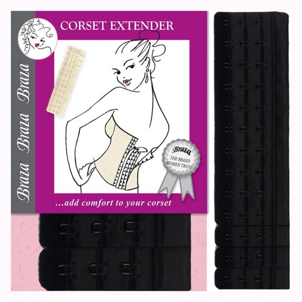 CORSET EXTENDER Korset-verlengstukjes in stof