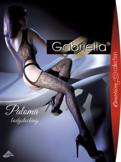 Exclusieve bodystocking met bloemenpatroon Paloma van Gabriella