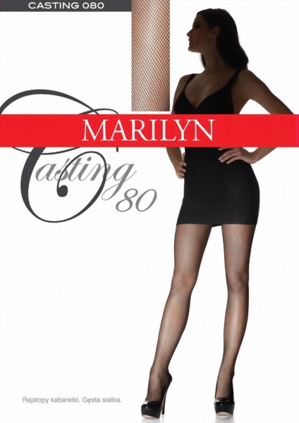 Elegante netpanty Casting van Marilyn