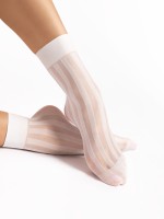 Elegante pantysokjes met verticale strepen van Fiore, 20 DEN