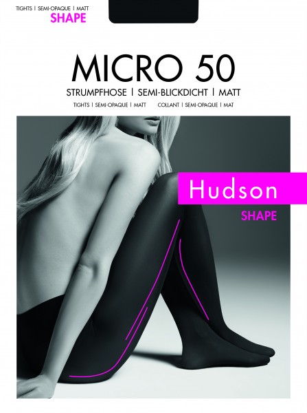 Opaque licht figuurvormende panty Micro 50 Light Shape van Hudson