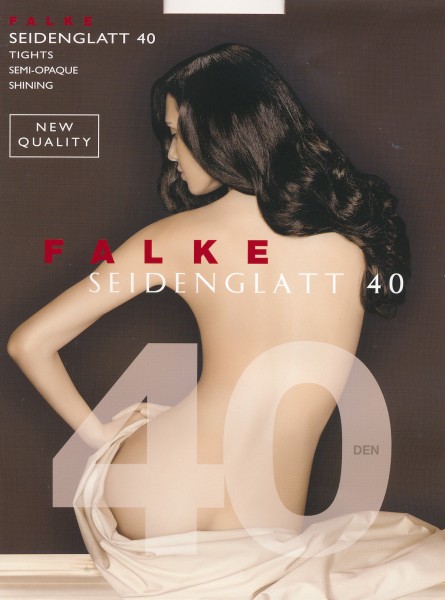 FALKE Seidenglatt 40 - Semi-opaque panty met satijnglans