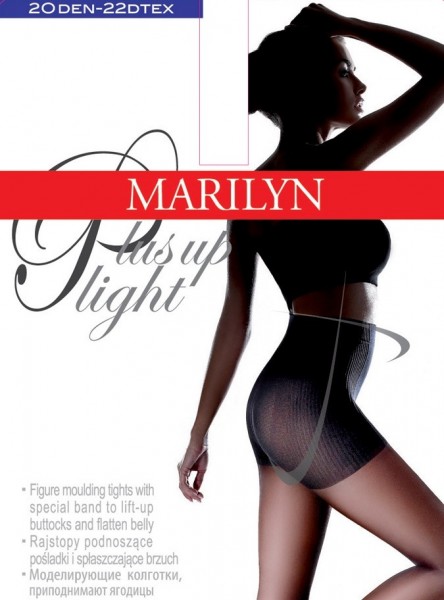 Figuurvormende steunpanty met push-up effect Plus Up Light van Marilyn