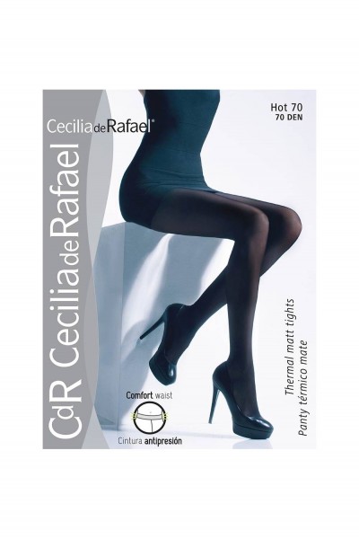 Gladde opaque winterpanty Hot van Cecilia de Rafael