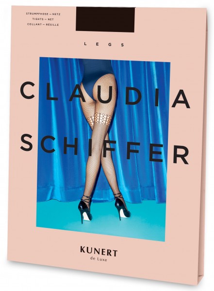 Netpanty met kousen-look Claudia Schiffer Legs Style No. 3 KUNERT de Luxe