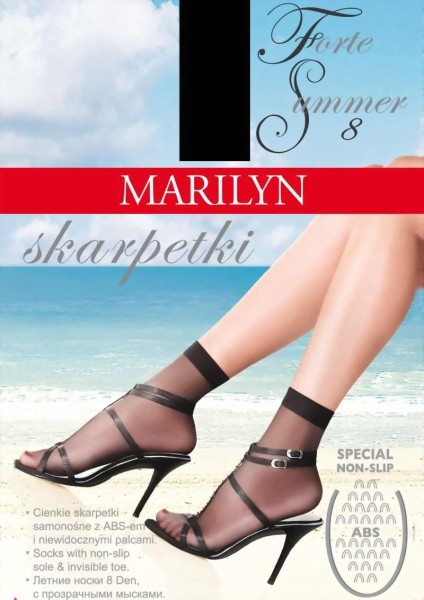 Pantysokjes met anti-slip noppen Forte Summer van Marilyn 8 DEN