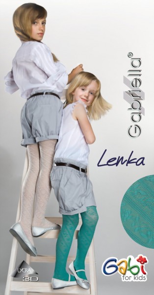 Kinderpantys met bloemenpatroon Lenka van Gabriella