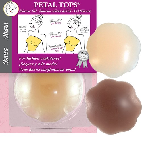 SILICONE GEL PETALS 2 1/4 DIAMETER Beige