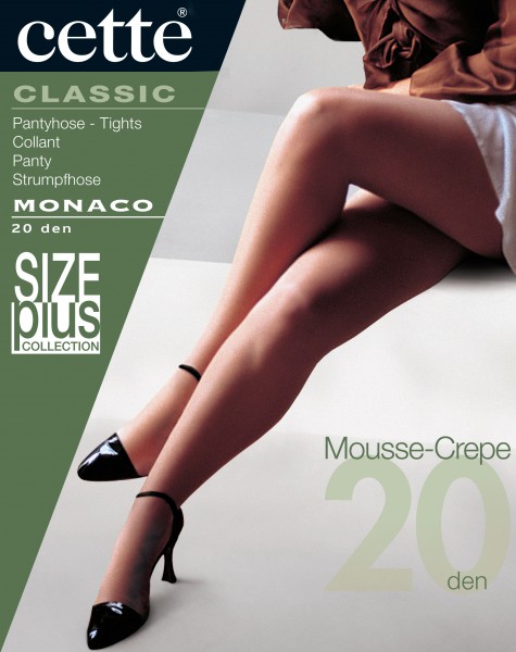 Cette Monaco Size Plus - Fijne mousse panty zonder elastan