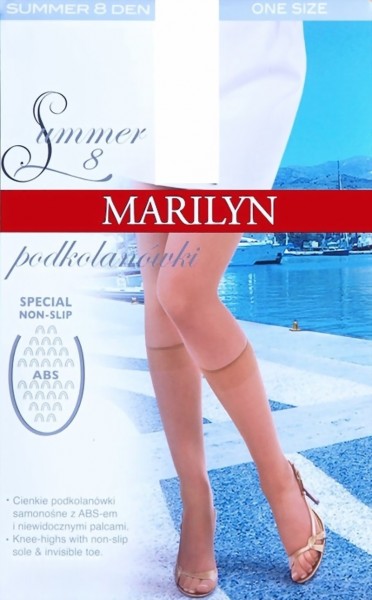 Kniekousen met anti-slip noppen Summer 8 van Marilyn