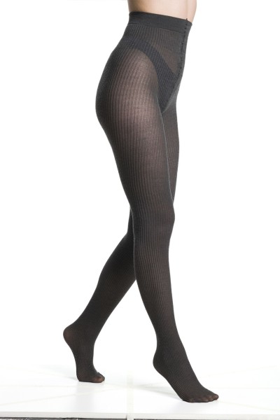 Zachte, warme, geribbelde winterpanty met een hoog wolgehalte van Trasparenze