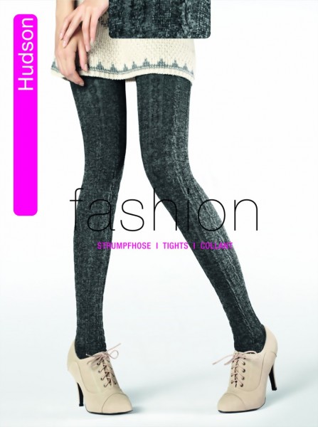 Ondoorzichtige winterpanty New Cable Mix 40 DEN van Hudson