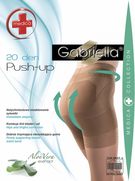 Gladde Push up panty 20 DEN van Gabriella