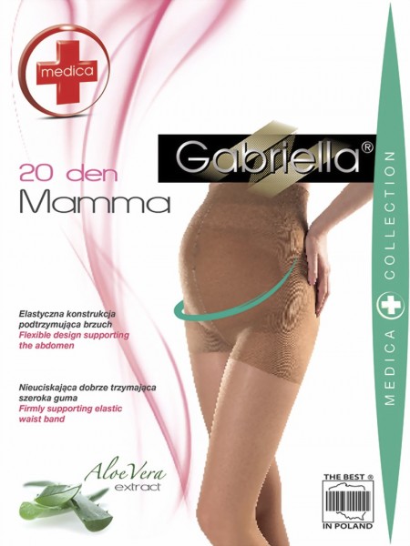 Gladde zwangerschapspanty Mamma 20 DEN van Gabriella