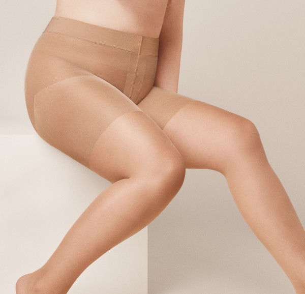 Gladde grote maten panty Curvy 20 True Beauty van Kunert