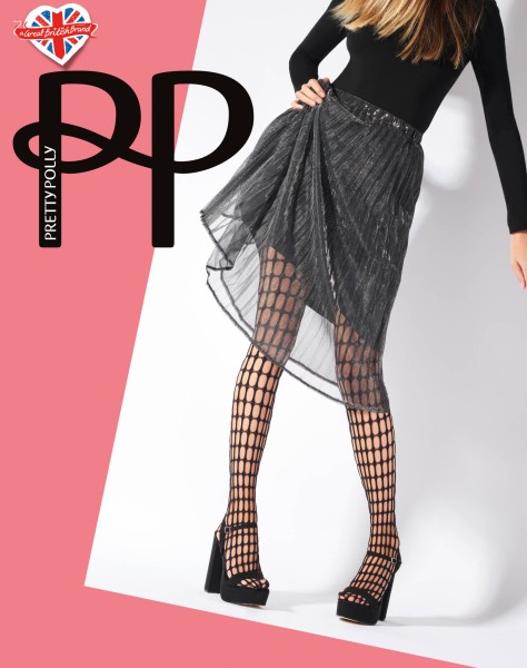 Netpanty met patroon Oblong Net van Pretty Polly
