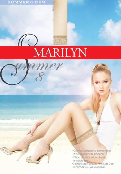Gladde zomer stay ups Summer 8 van Marilyn