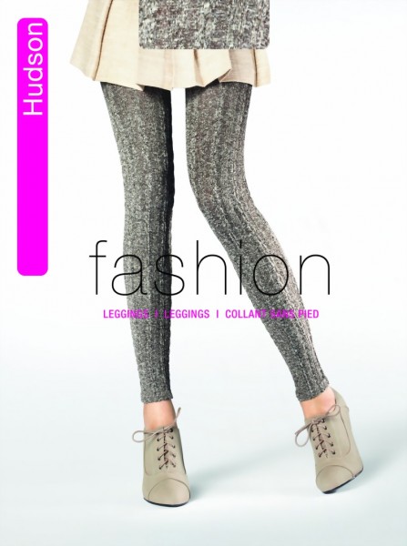 Ondoorzichtige winterleggings New Cable Mix 40 DEN van Hudson 